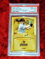 JEFF BAGWELL 2002 LEAF # HH-10 HEADING FOR THE HALL HOF PSA 10 🔥 RARE POP 1