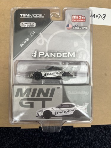Mini GT Pandem Toyota GR Supra V1.0 Silver MGT00175 1/64 CHASE /3 USA Exclusive - Picture 2 of 10