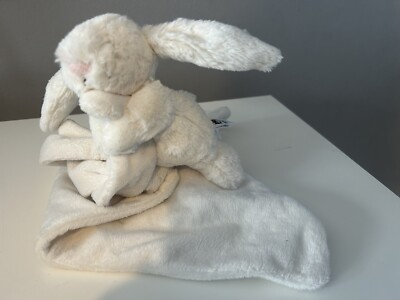 Jellycat Bashful Rabbit Blankie Plüschtier Kuscheltier Tröster Jelly Cat Bunny 