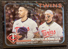 2024 Topps #653 Minnesota Twins Team Card BLACK FOIL Royce Lewis Carlos Correa