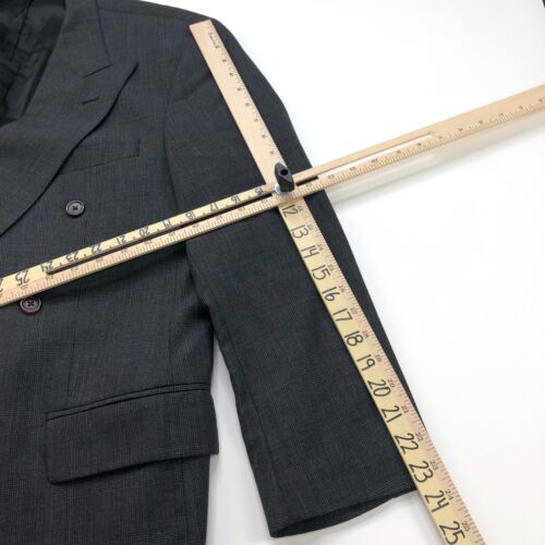 Chaqueta Abrigo Deportivo Chaps Ralph Lauren 42 R De Colección Doble Pecho Gris - Imagen 7 de 18