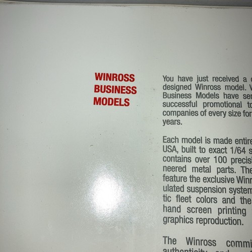 Winross 1:64 Scale TRL From Sea to Shining Sea New Boxed Diecast Semi Truck - Bild 10 von 10