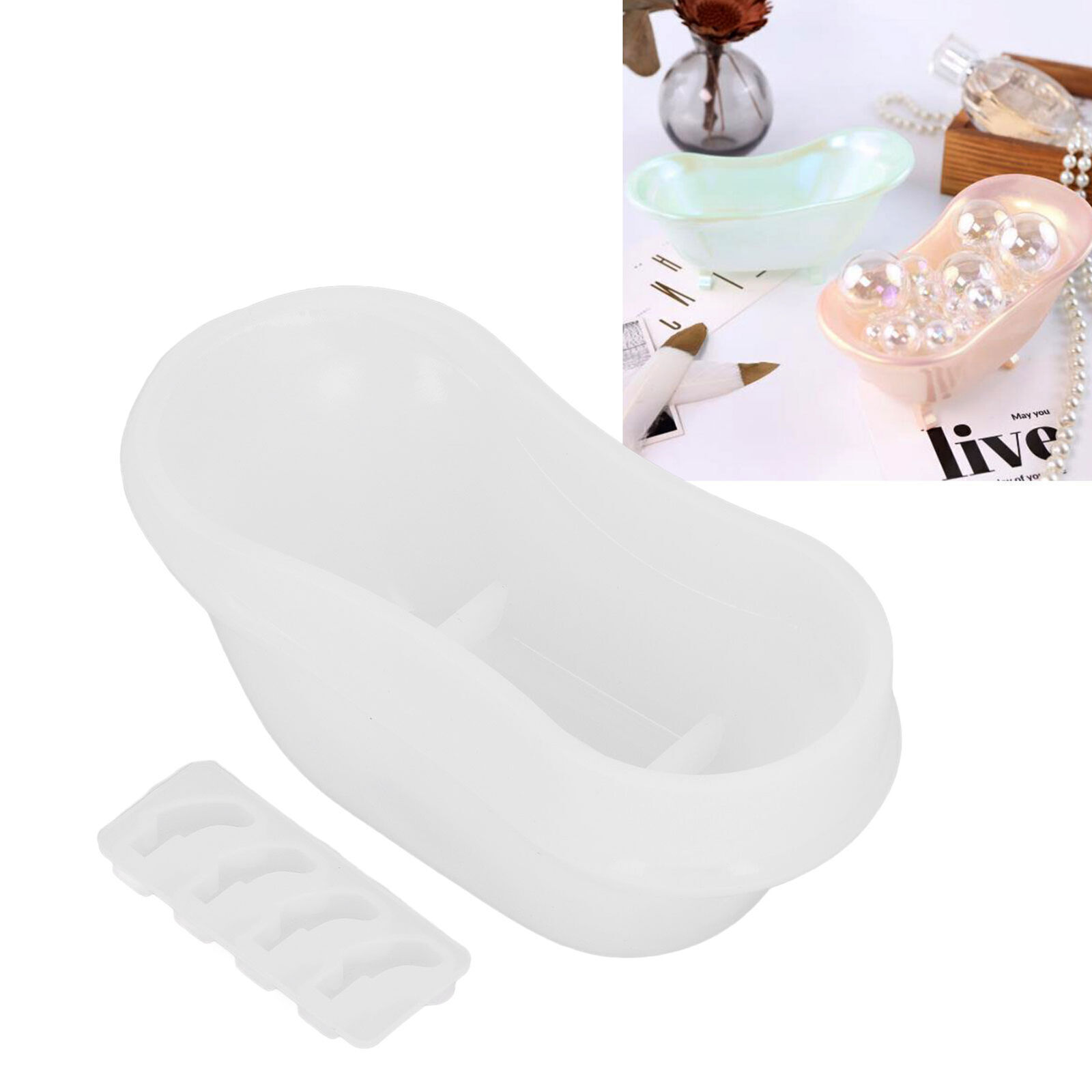 Easy-Demold DIY Epoxy Bathtub Resin Casting Silicone Molds