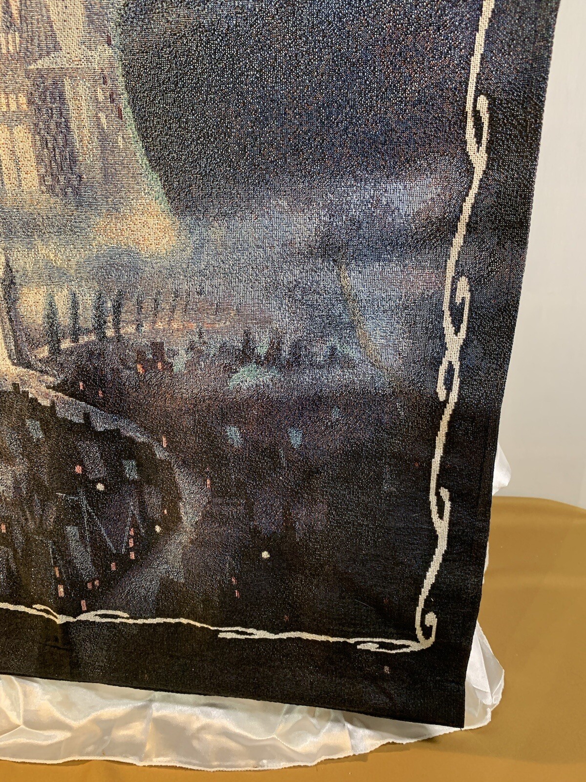 Disney Cinderella Castle Tapestry with Rod Finials Limited Edition of