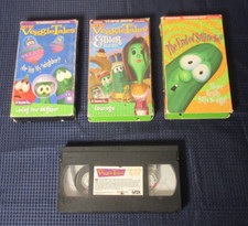 Lot of 4 Veggie Tales VHS Tapes VBS Esther Ne...