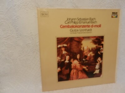 J.S.BACH C.P.E.BACH Cembalokonzerte d-moll Gustav LEONHARDT RCA RedSeal RL30816