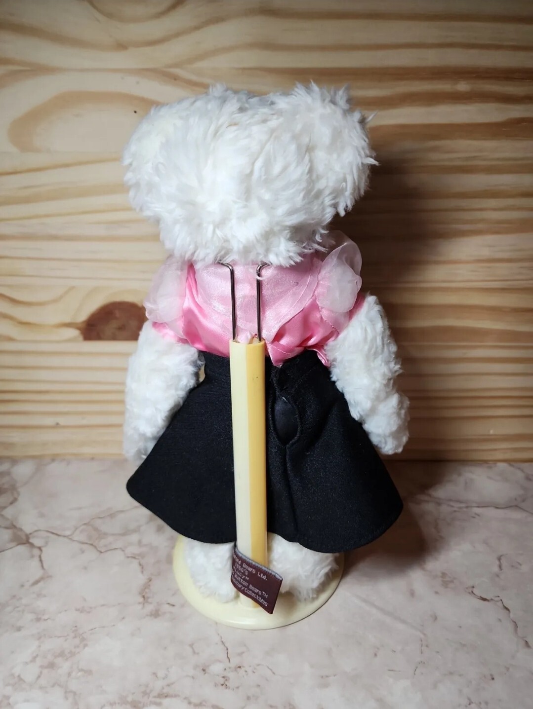 Pink Teddy Brass Button Bear “Lucy” 1950's 20th Century Collectibles eBay