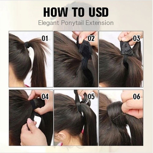 Synthetic Women's Daily Wear is Extra Long 85cm Synthetic Hair(85cm) For Women - Foto 5 di 29