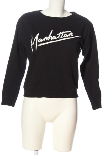 H&M DIVIDED Felpa Donna Taglia IT 38 nero-bianco stile casual - Foto 5 di 5