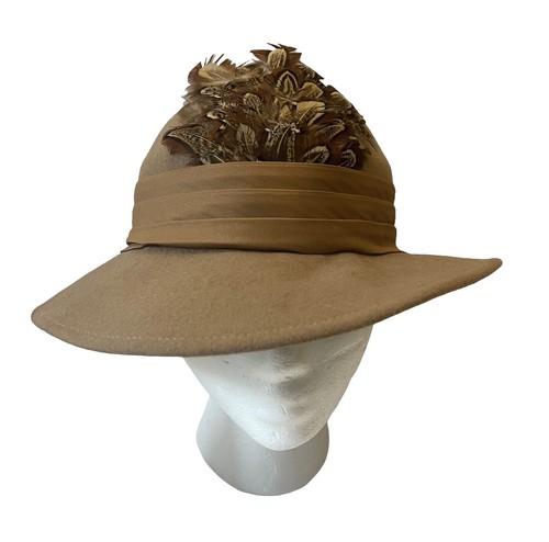 House Of Harlow 1960 Womens 100% Wool Grey-Floppy Hat w/Band  display picture 1