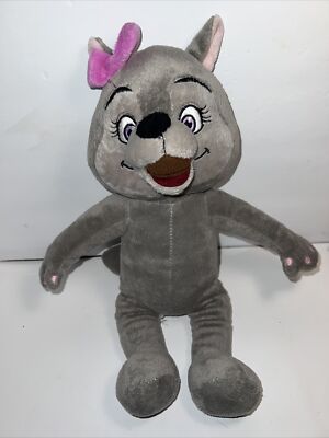 Great Wolf Lodge Violet The Girl  Wolf Fiesta Plush Animal 16  Grey L46223E