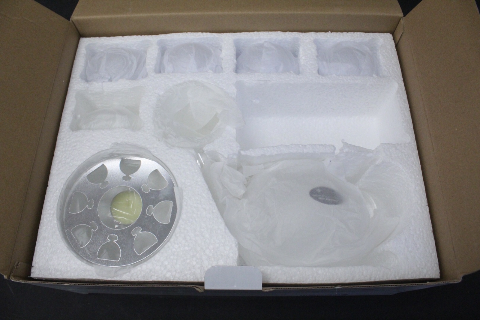 TEABLOOM Celebration Flowering TEA SET Inc. Glass Teapot & 4x Cups BOXED L38 eBay