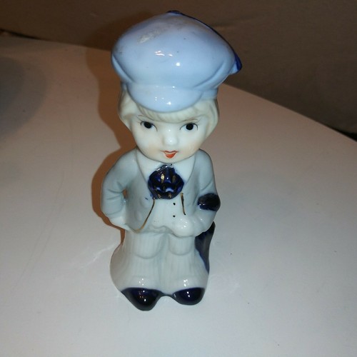 DELFT, MADE IN ITALY & UNBRANDED BLUE & WHITE PORCELAIN FIGURINES LOT SALE 6 Pcs - Picture 3 of 8