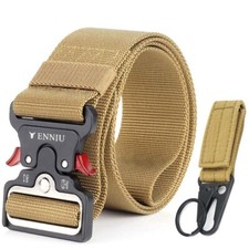 Army Tactical Belt Military Belt Anti-Rust Zinc Alloy Quick Release Buckle