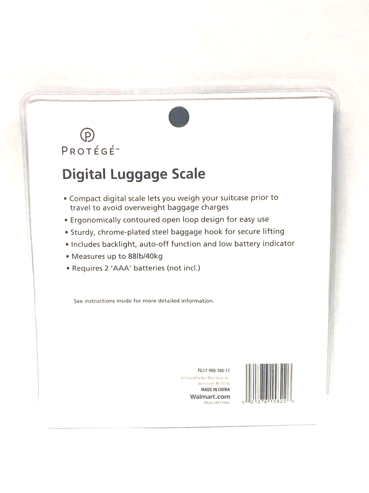 Protege Digital Luggage Scale 21276158226 eBay