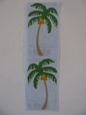 Mrs. Grossman Stickers PALM TREES 1 Strip 2 Mods NEW 