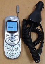 Kyocera Slider Sonic SE47 - Silver ( Verizon ) Very Rare Slider Phone - READ