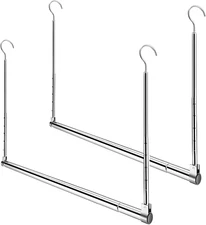 Adjustable Hanging Closet Rod, Extender Hanging Rod, Closet Hanging Organizer, H