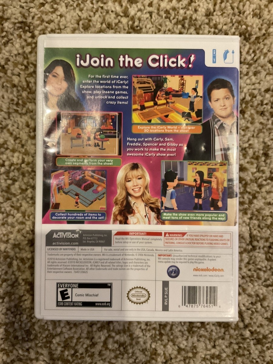 iCarly 2: iJoin the Click - Nintendo Wii Game 47875764514| eBay
