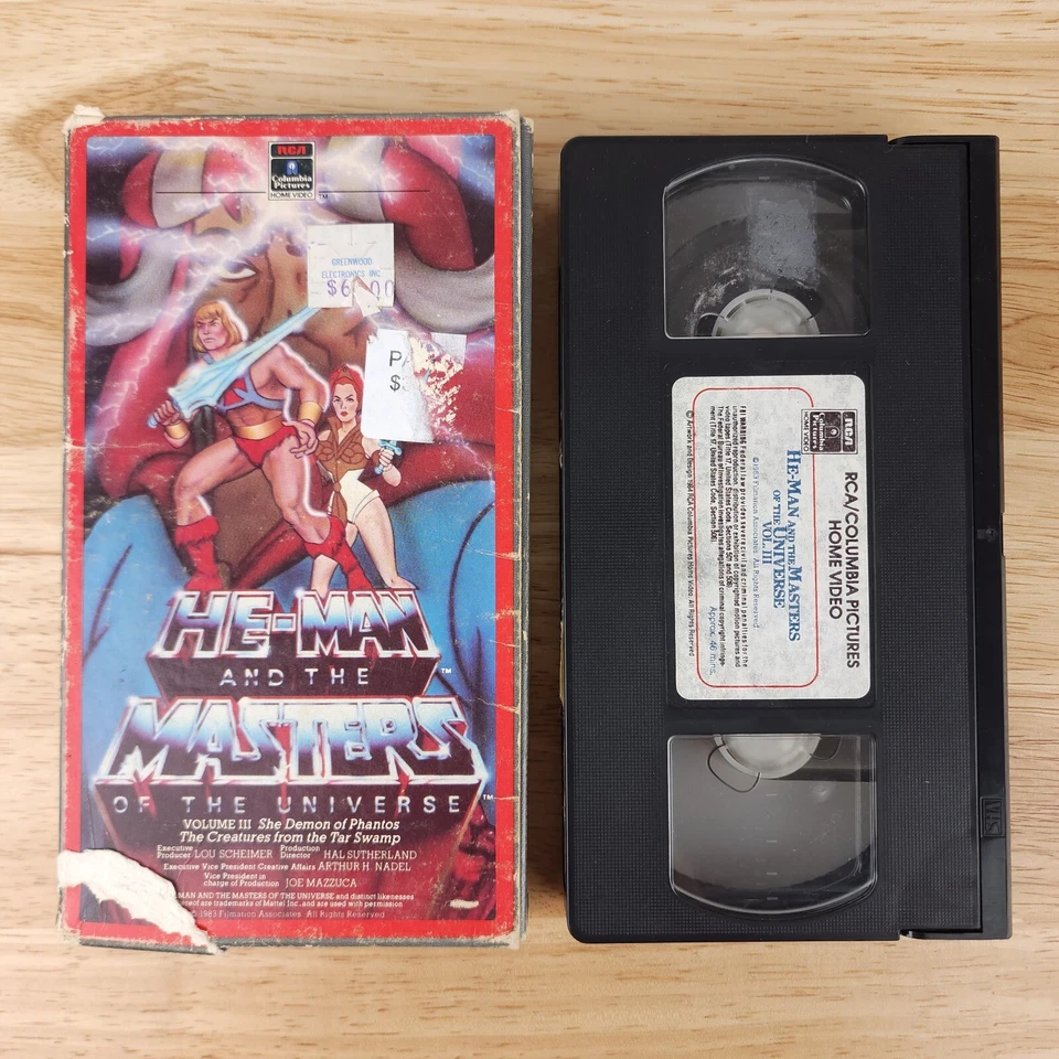 He-Man And The Masters Of The Universe VHS Lot Volume III VI 16 Courage of Adam - Image 2 of 4