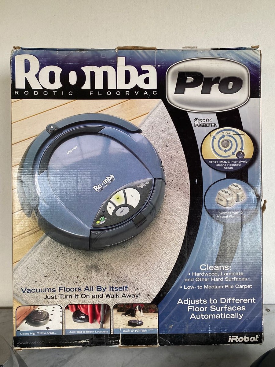 ROOMBA PRO Robotic Floor Vacuum Cleaner IROBOT Needs New Battery