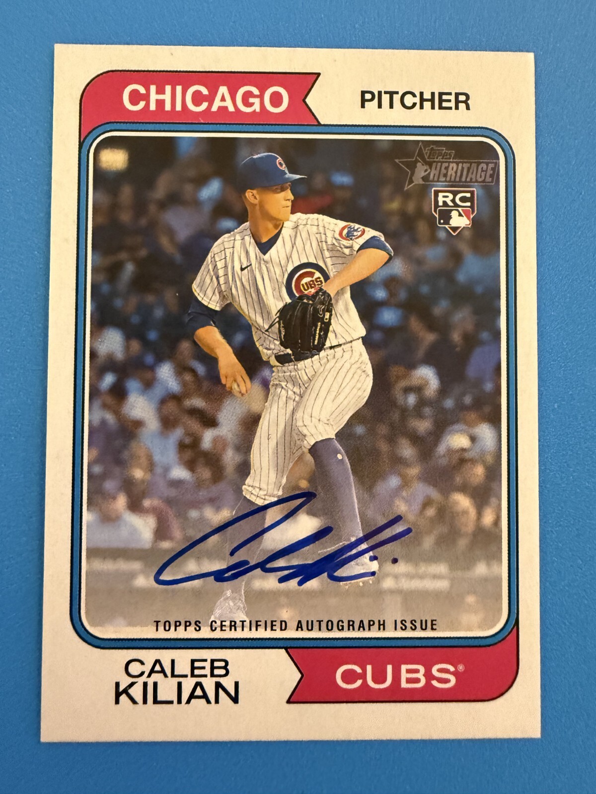 2023 Topps Heritage - Real One Auto Caleb Kilian #ROA-CK (AU, RC)