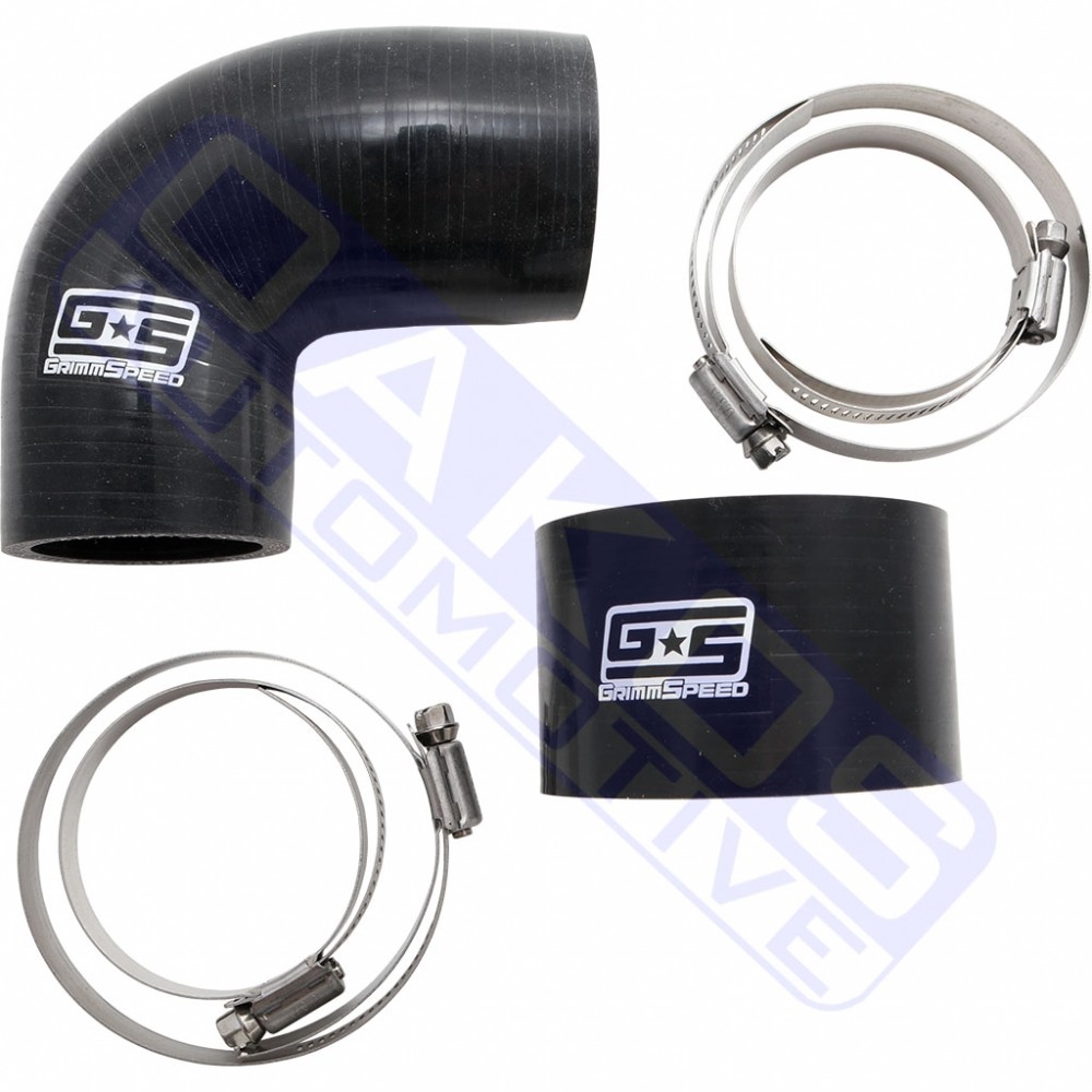 Grimmspeed Top Mount Intercooler Silicone Coupler Kit Black for STi