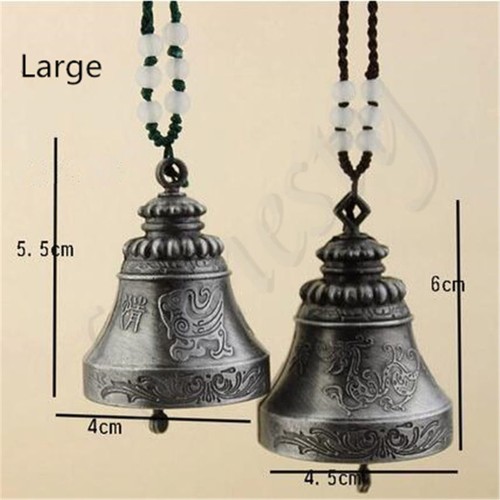 1 Paar chinesische Feng Shui Drache Phönix Muster Glocke Glück hängender Wind Glockenspiel - Bild 2 von 3