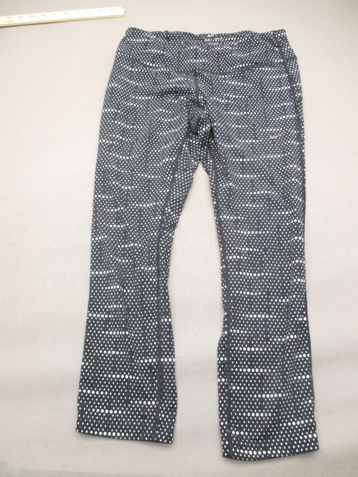 Leggings deportivos recortados con cordón elástico para mujer talla M 259-image