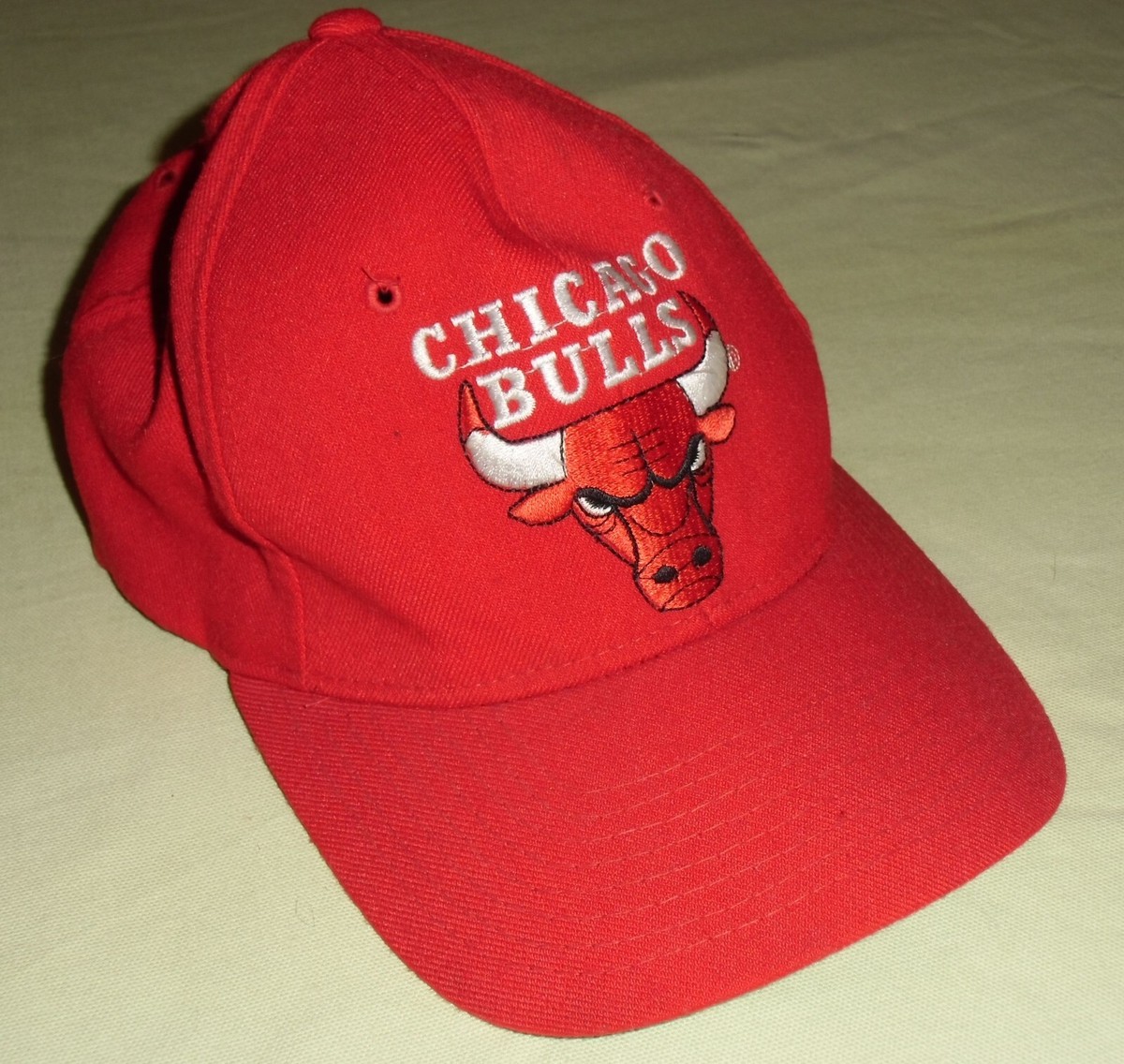 90sビンテージ　NBA CHICAGO BULLS STARTERキャップ Vintage 90s Chicago Bulls NBA Basketball Team Starter