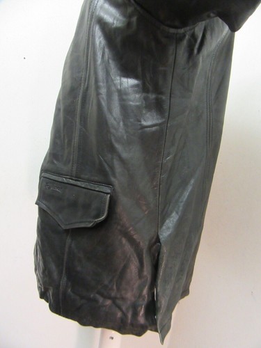 VINTAGE REDSKINS LEATHER AVIATOR JACKET SIZE UK L SHEEPSKIN TRIM - Picture 10 of 24