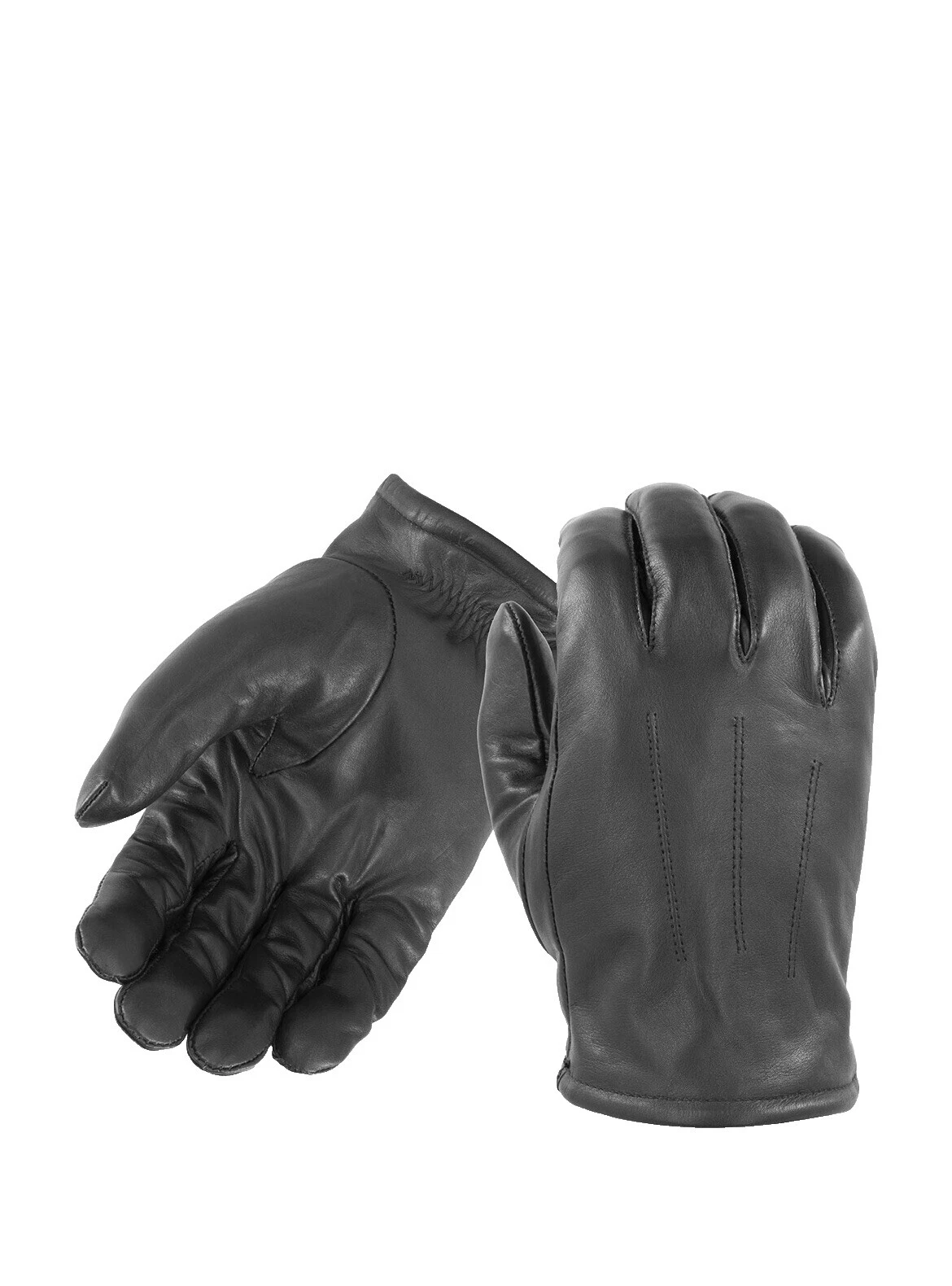 大马士革男式皮革手套和连指手套