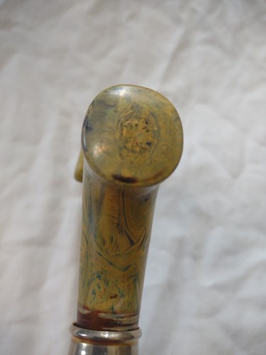 Vintage Dog Hounds Head Walking Stick Cane ~ ?Bakelite/Resin? READ! C6 - Picture 9 of 21