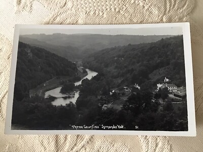 Drei Länder Symonds Yat, Echtfoto, unbespielt alte Postkarte B184