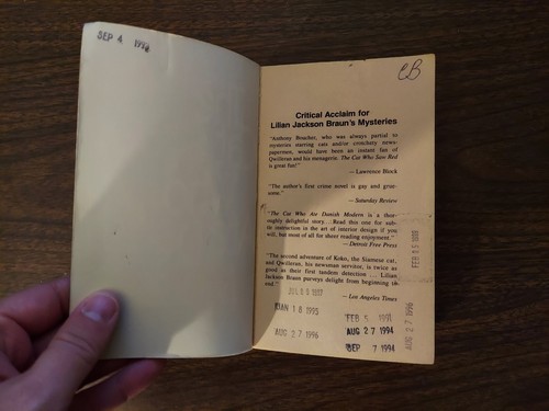 The Cat Who Ate Danish Modern: The Cat Who Book 2 (Lilian Jackson Braun, 1986) - Picture 5 of 7