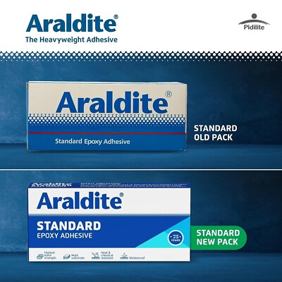 Araldite Standard Epoxy 36g Adhesive Glue Tubes Resin 20g + HARDENER 16G