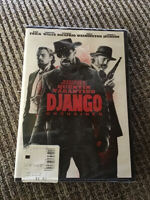 DJANGO UNCHAINED 2012 DVD BRAND NEW JAMIE FOXX QUENTIN TARANTINO