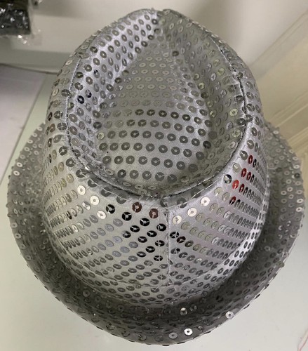 24 Pce Bulk Sequin Fedora Trilby Hats . Michael Jackson. Single Or Asstd Colours - Picture 8 of 11