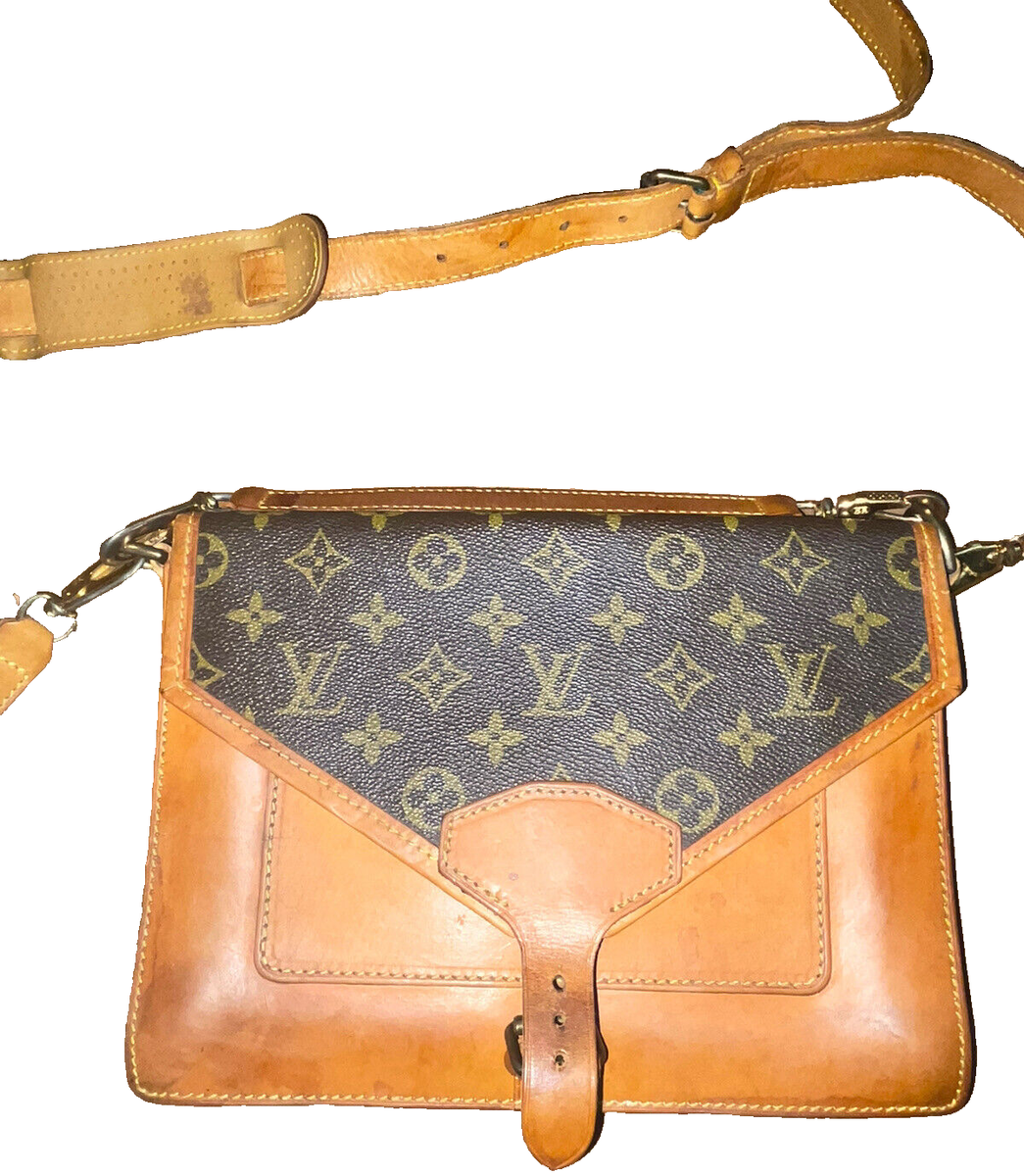 PRE-OWNED LOUIS VUITTON SAC BIFACE MONOGRAM 2WAY BUSINESS BAG | eBay