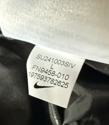 Japan Dugout Nike Jacket Men Large Breaking Satin Black Loose Fit FN9458-010 - Picture 17 of 17