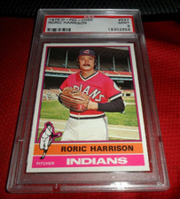 1976 O-PEE-CHEE OPC #547 RORIC HARRISON CLEVELAND INDIANS PSA 9 MINT 