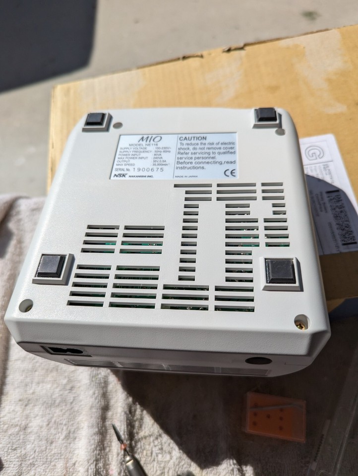 NSK Mio Electric Micro motor. Used Dental Lab Equipment, Dental As