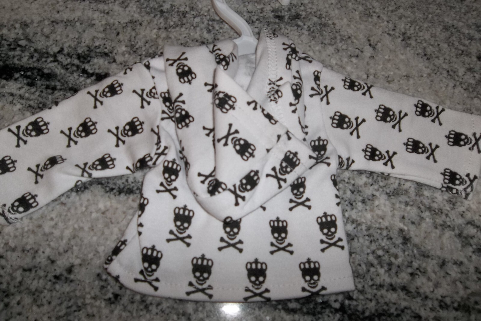 Skull Hooded Sweatshirt  made for 18" American Girl or Boy Doll Clothes New