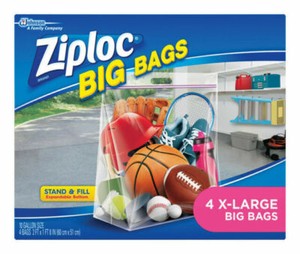 Ziploc 24x20" XL Big Bags - 4 Pack