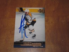 ANDREW FERENCE AUTOGRAPHED 2000 UPPER DECK CARD