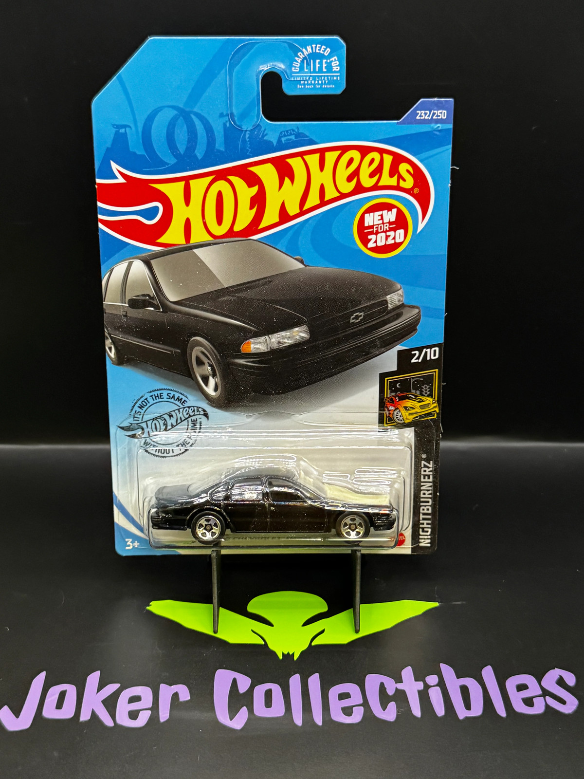 Hot Wheels New for 2020 Black '96 Chevrolet Impala SS 232/250 Nightburnerz 2/10