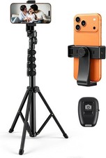 63" Tripod, Extendable Stand Tripod for iPhone with Remote