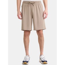 Athletic Works Men's Active Mesh Shorts 9" Inseam color TAUPE XL 40-42 