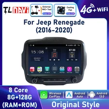 Android Auto Car Radio Carplay Multimedia Player GPS For Jeep Renegade 2016-2020