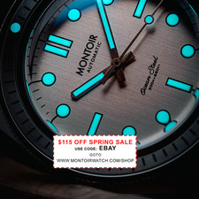 (HUGE DISCOUNT) Montoir V2.5 Automatic Dive Watch 200M Waterproof Swiss Steel